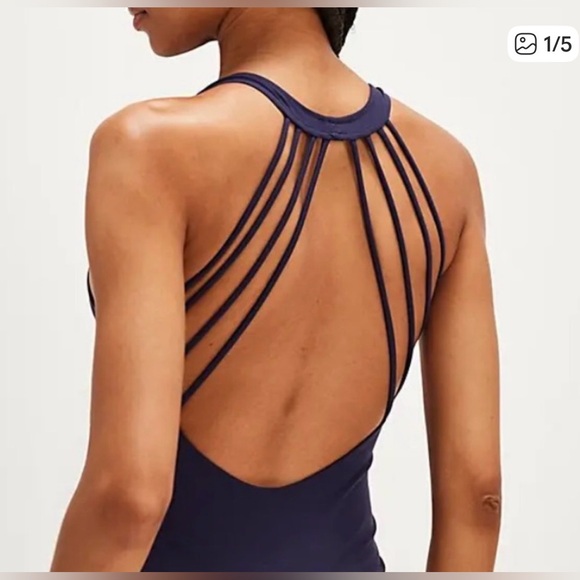 Free People Tops - Free people Sydney Halter Bodysuit. NWT. Navy academy